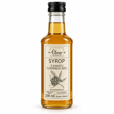 Syrop z Kwiatu Czarnego Bzu 200 ml - Eterno