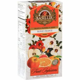 Herbata Owocowa w Saszetkach BLOOD ORANGE 50 g (25x 2 g) - BASILUR 