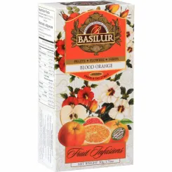 Herbata Owocowa w Saszetkach BLOOD ORANGE 50 g (25x 2 g) - BASILUR 