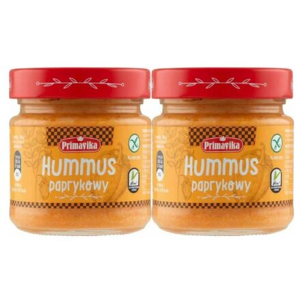 2 x Hummus Paprykowy Bezglutenowy 160 g - Primavika