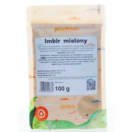 Imbir Mielony 100 g - Planteon