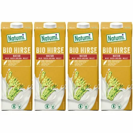 4 x Napój Jaglany Bezglutenowy Bio 1 L Natumi UHT