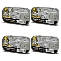 4 x Wątróbka z Dorsza w Tłuszczu Własnym 115 g (58 g) - Kier - Wątróbki dorszowe