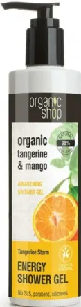 2 x Żel Pod Prysznic Energetyzujący Mandarynkowa Burza 280 ml Organic Shop