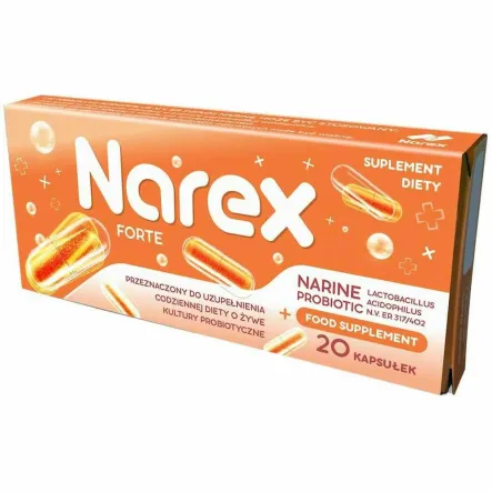Probiotyk Narine Forte 20 Kapsułek - Narex (Cold)
