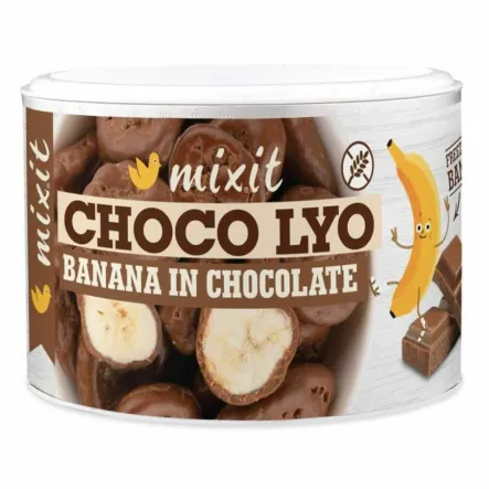 Chrupiące Banany w Czekoladzie Mlecznej 170 g - Mixit