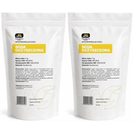 2 x Soda Oczyszczona 1 kg - Big Nature