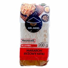 Makaron Ryżowy NITKA VERMICELLI 200 g -  Mr. Ming