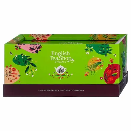 Zestaw Herbat i Herbatek Bio Wellbeing Favourites 5 Smaków 68 g (40 Saszetek) - English Tea Shop