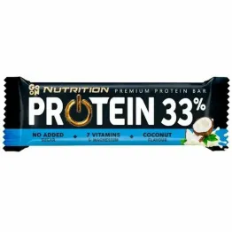 Baton Proteinowy 33% Kokosowy 50 g - GO ON Nutrition
