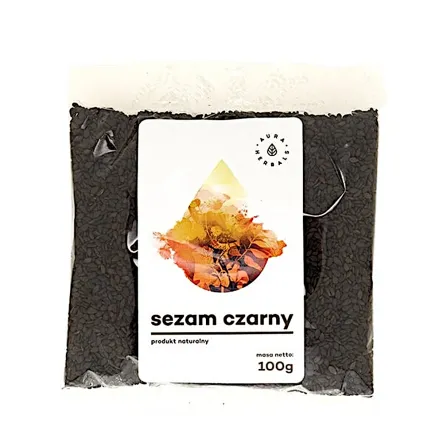 Sezam Czarny 100 g Aura Herbals Przecena Krótka Data Minimalnej Trwałości
