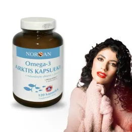 Omega - 3 Arktis 120 Kapsułek - Norsan