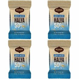 4 x Chałwa Waniliowa Bez Dodatku Cukru 25 g - Achva