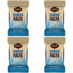 4 x Chałwa Waniliowa Bez Dodatku Cukru 25 g - Achva