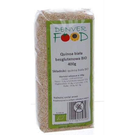Quinoa Biała Bezglutenowa Bio 400 g - Denver Food