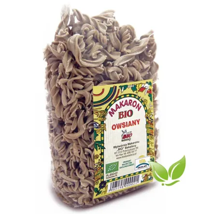 Makaron Razowy Owsiany Świderki Bio 300G-Babalscy