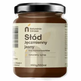 Słód Jęczmienny Jasny SYROP 650 g - Naturalnie Zdrowe