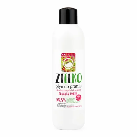 ZIELKO Płyn do Prania Tkanin Czarnych i Ciemnych Granat & Imbir 1 l - Sylveco