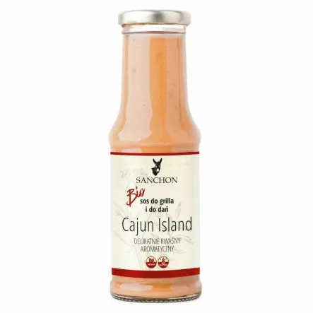 Sos do Grilla i Dań CAJUN ISLAND Bio 210 ml - Sanchon