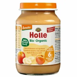 Deser Dla Niemowląt Jabłko Banan Morela Bio Demeter 190 g - Holle