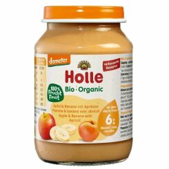 Deser Dla Niemowląt Jabłko Banan Morela Bio Demeter 190 g - Holle