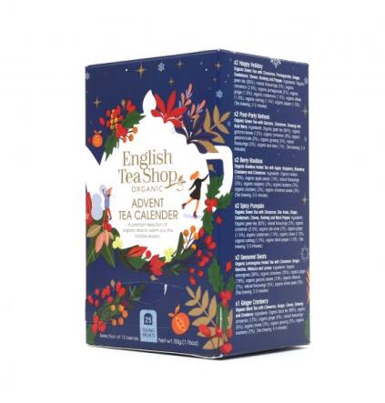 Herbata Bio Kalendarz Adwentowy 50 G 25 Szt English Tea english tea kalendarz adwentowy