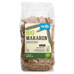 Makaron Pełnoziarnisty Orkiszowy Spirelli Bio 400 g - Niro