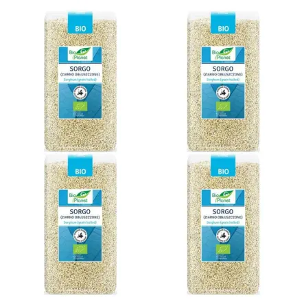 4 x Sorgo Ziarno Obłuszczone Bio 500 G - Bio Planet