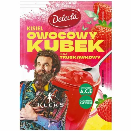 Kisiel Owocowy Kubek Smak Truskawkowy 30 g - Delecta (data: 31.08.2025)