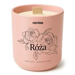 Sojowa Świeca Zapachowa w Szkle - Róża - Salire