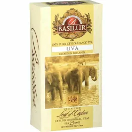 Herbata Czarna Ekspresowa UVA w Saszetkach 50 g (25 x 2 g) - BASILUR