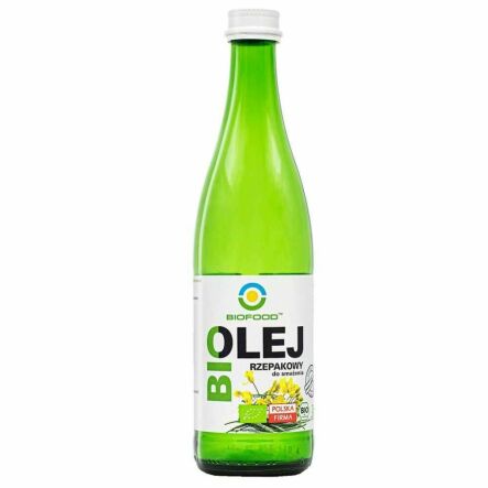 Olej Rzepakowy do Smażenia Bio 500 ml - BIO FOOD