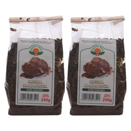 Zestaw 2 x Kakaowiec Łuska 250 g - Natura Wita - Łuski Kakaowe - Kakao