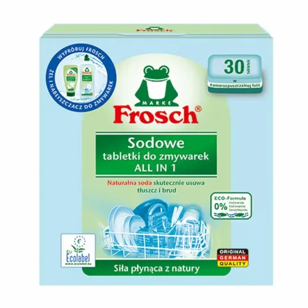 Sodowe Tabletki do Zmywarek All in One 30 Sztuk - Frosch