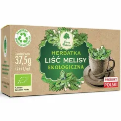 Liść Melisy Herbatka Eko 37,5 g (25x 1,5 g) - Dary Natury