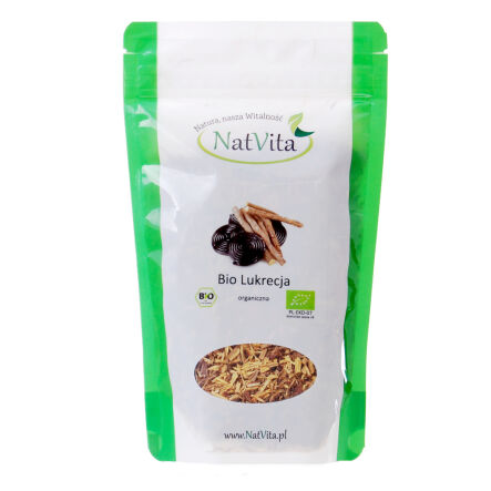 Lukrecja Bio Korzeń Pocięty 150 g Natvita