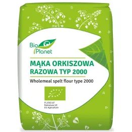 Mąka Orkiszowa Razowa Typ 2000 Bio 1 kg - Bio Planet