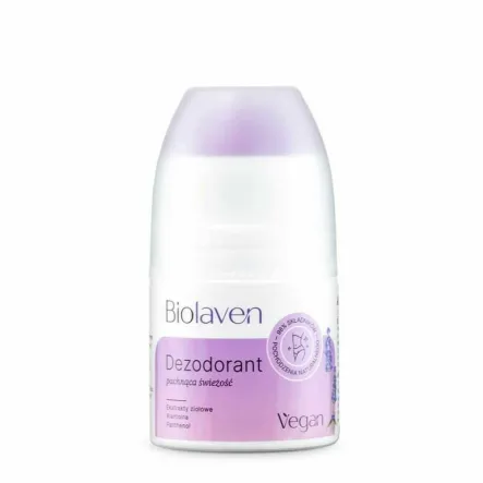 Naturalny Dezodorant Roll-On Pachnąca Świeżość 50 ml - Biolaven