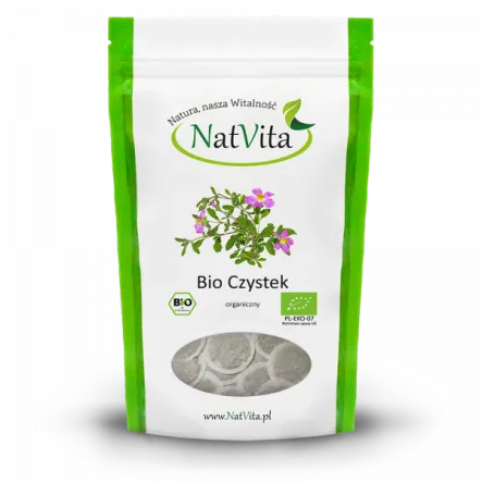 Bio Czystek Cistus incanus Albania 50 Saszetek po 1,3 g Natvita