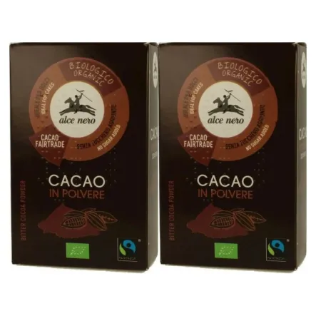 2 x Kakao w Proszku Fair Trade Bio 75 g - Alce Nero