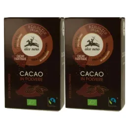 2 x Kakao w Proszku Fair Trade Bio 75 g - Alce Nero