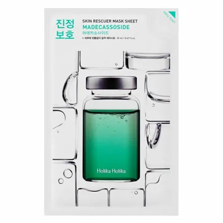 Regenerująca Maska na Płachcie (Skin Rescue Mask Sheet Madecassoside) 20 ml - Holika Holika