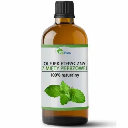 Naturalny Olejek Eteryczny Miętowy (Mięta Pieprzowa) 100 ml - Vitafarm