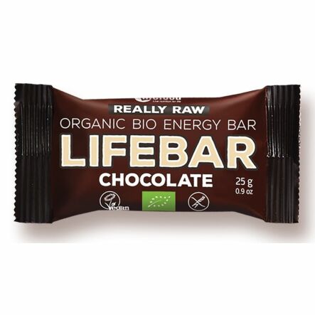 Baton Czekoladowy Raw Bezglutenowy Bio 25 g - Lifefood 