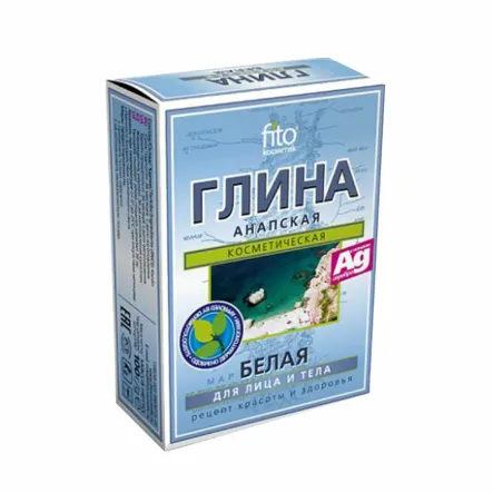 Glinka do Twarzy i Ciała Anapska Oczyszczająca Biała 100 g - Fitokosmetik - Wyprzedaż