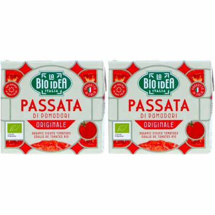 2 x Przecier Pomidorowy Passata w Kartonie Bio 500 g - La Bio Idea