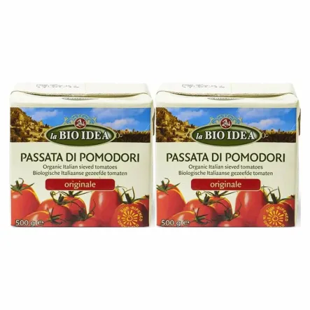 2 x Przecier Pomidorowy Passata w Kartonie Bio 500 g La Bio Idea