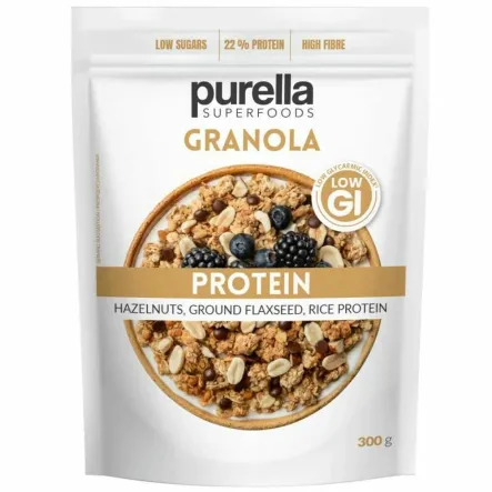 Granola Protein Niskie IG 300 g - Purella