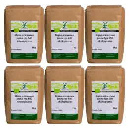 6 x Mąka Orkiszowa Jasna Typ 650 Eko 1 kg - Młyn Kopytowa