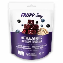 Liofilizowana Przekąska Owsianka Jagoda i Aronia Bez Dodatku Cukru Bezglutenowa 25 g - FRUPP Day